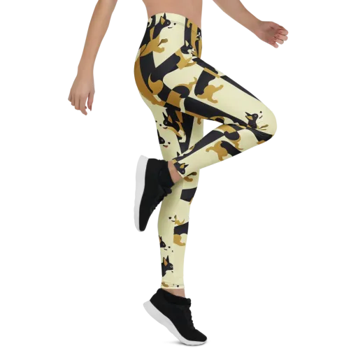 Gilded Hound on a Leggings