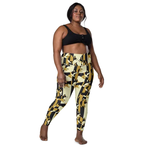 Gilded Hound on a Leggings with Pockets