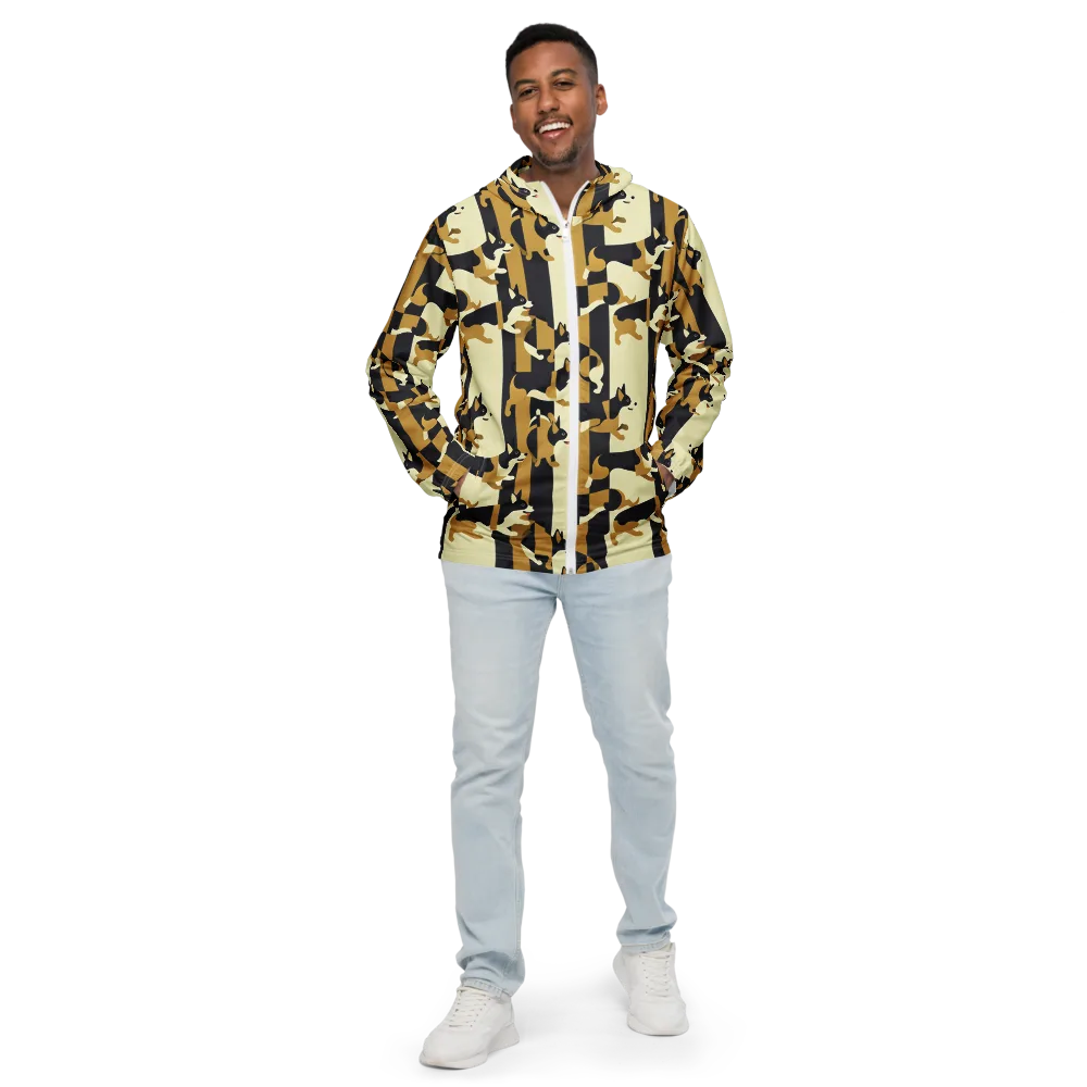 Gilded Hound on Men's Windbreaker — Front