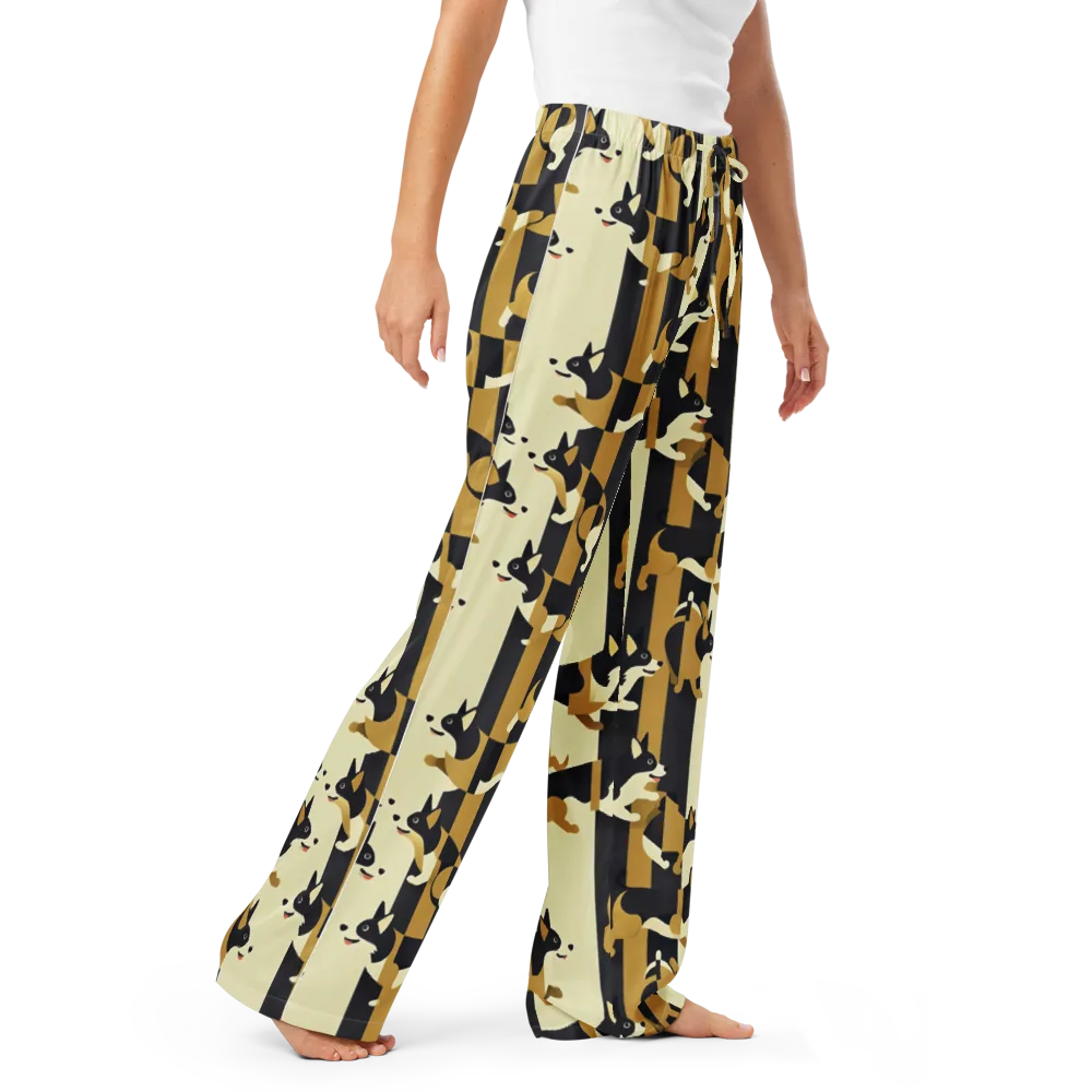 Gilded Hound on Women's Pajama Pants — Right Front