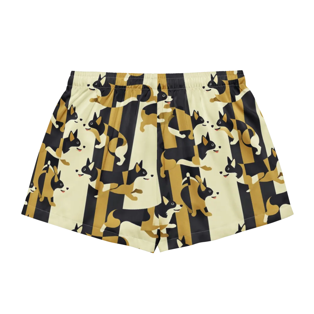 Gilded Hound on Women's Pajama Shorts — Back