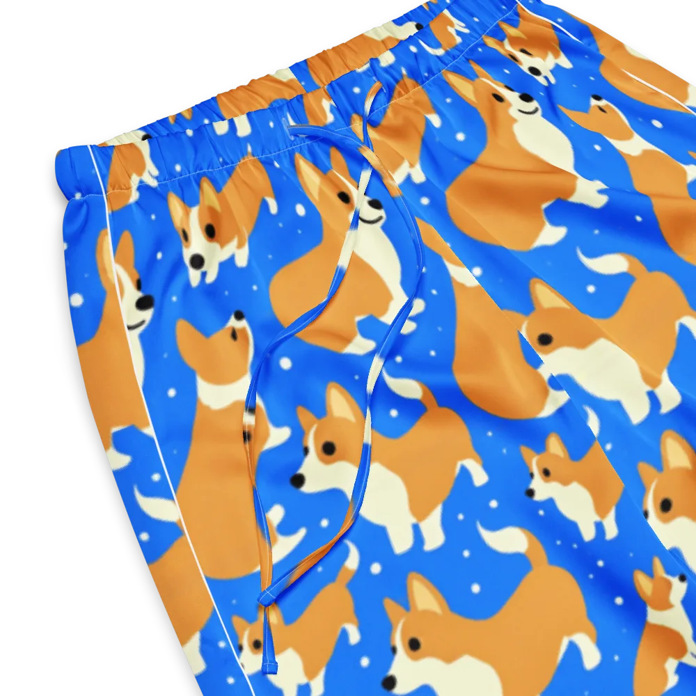 Corgi Snowglobe on Women's Pajama Pants — Product details