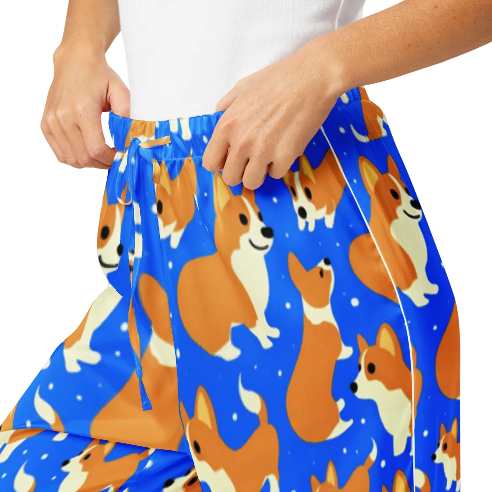 Corgi Snowglobe on Women's Pajama Pants — Product details