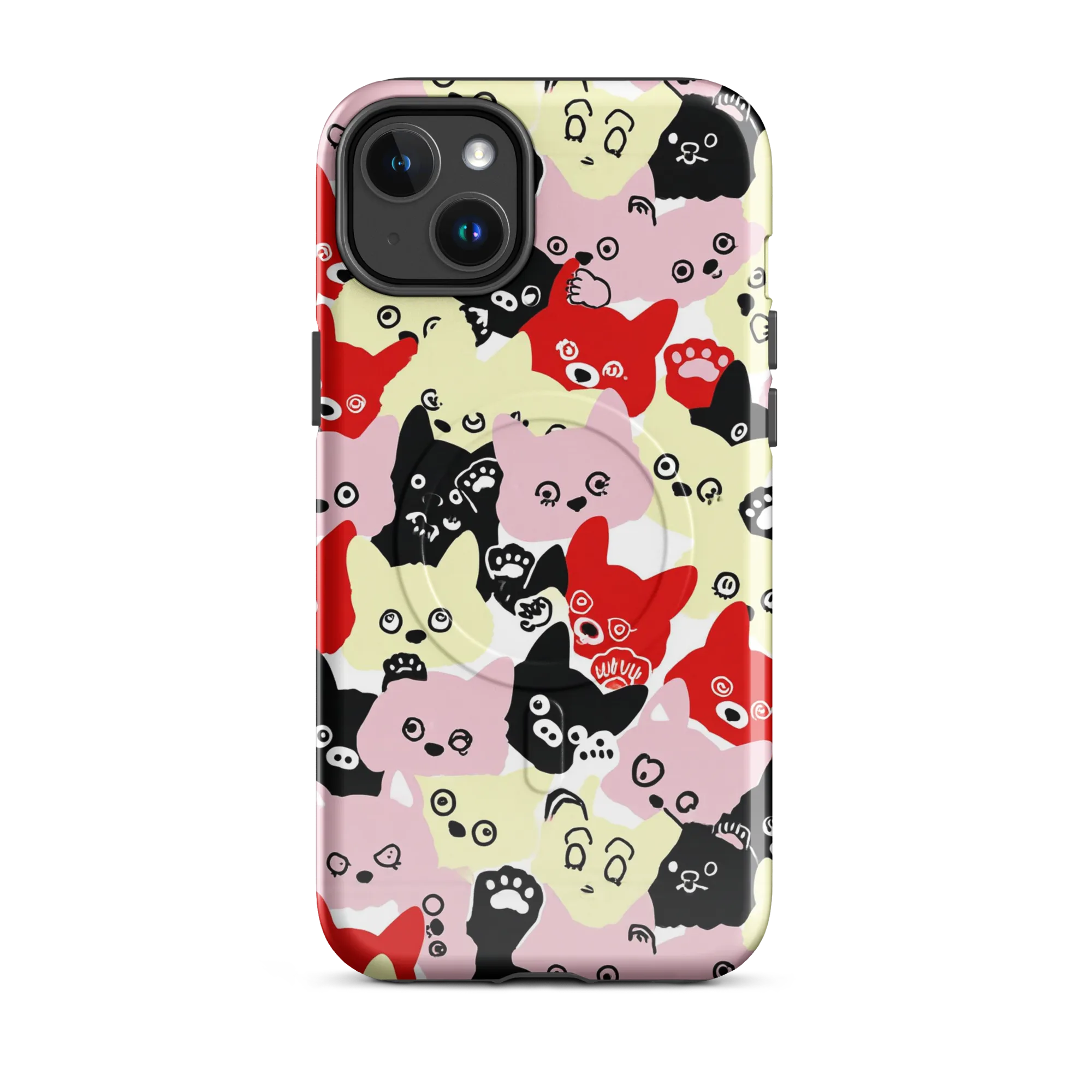 Neon Kitten Club on MagSafe Tough Case for iPhone® — Front