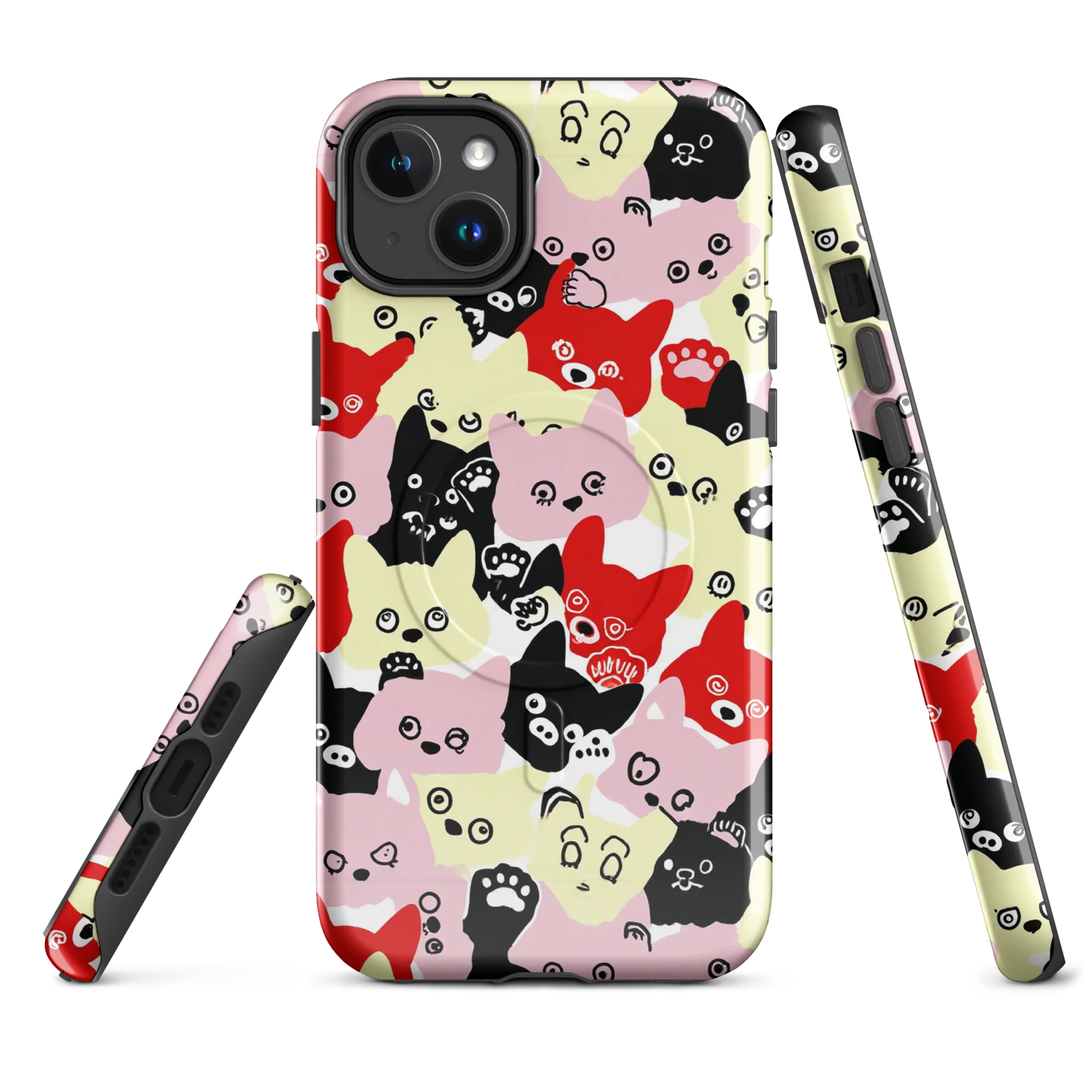 Neon Kitten Club on MagSafe Tough Case for iPhone® — Front