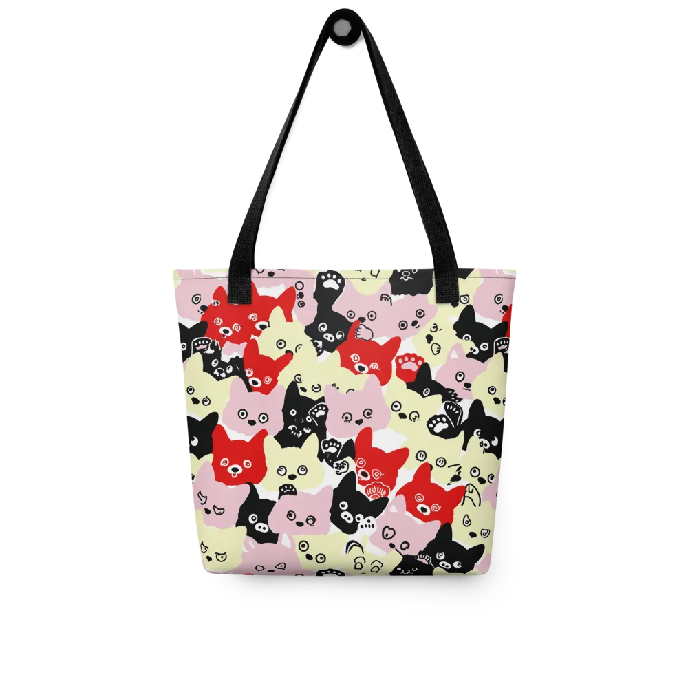 Neon Kitten Club on Tote Bag — Front