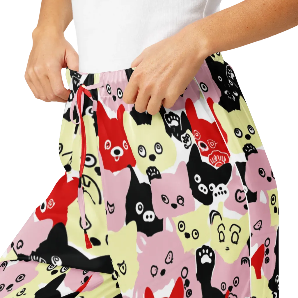Neon Kitten Club on Women's Pajama Pants — Product details