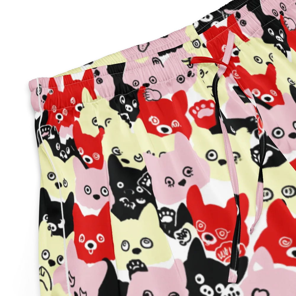 Neon Kitten Club on Women's Pajama Shorts — Product details