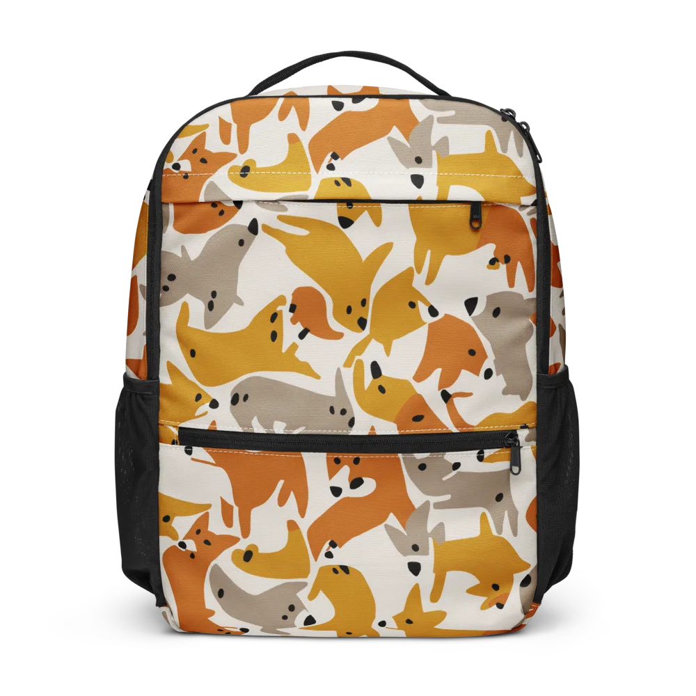 Autumn Fox Club on Utility Backpack — Front