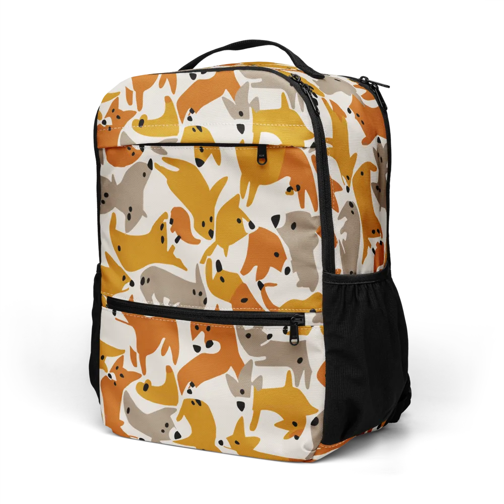 Autumn Fox Club on Utility Backpack — Left Front