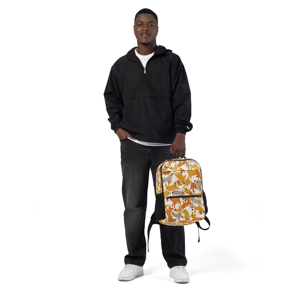 Autumn Fox Club on Utility Backpack — Front