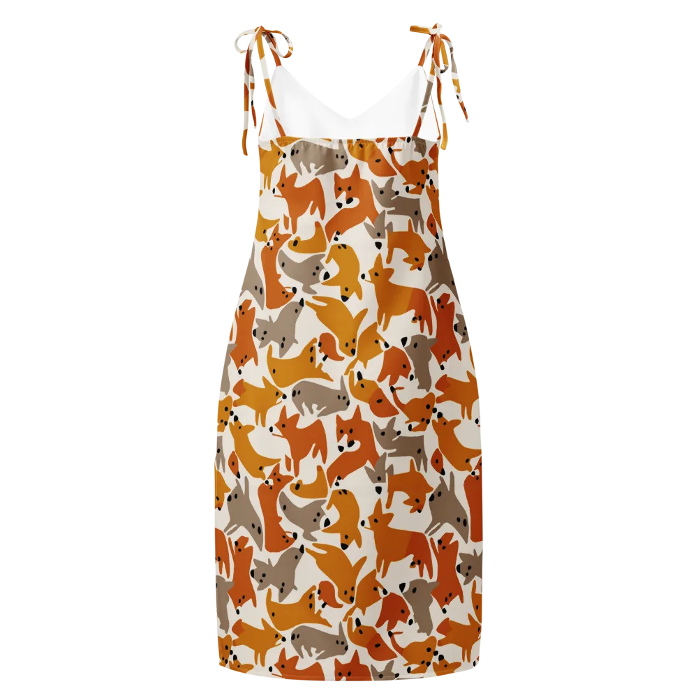 Autumn Fox Club on Slip Dress — Back