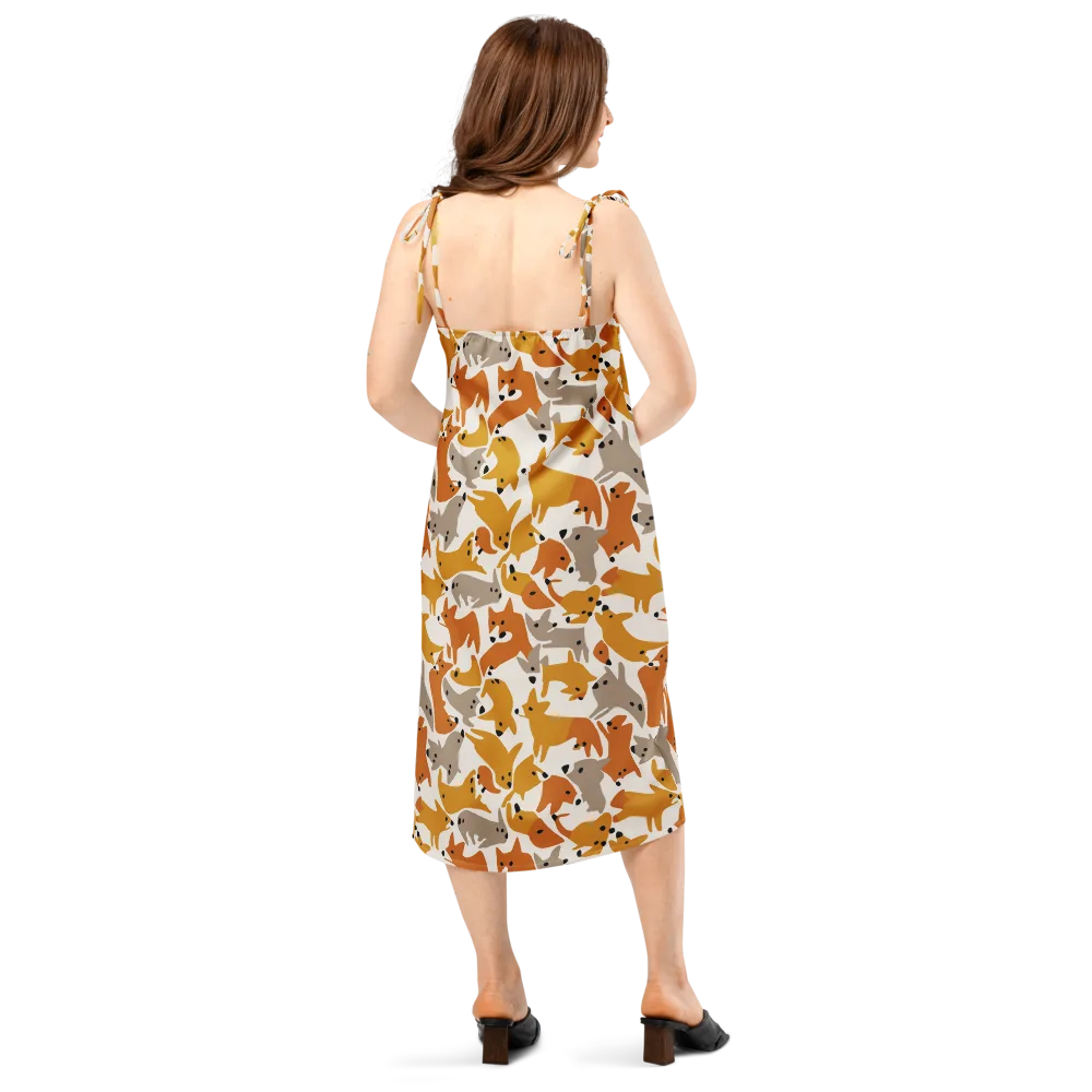 Autumn Fox Club on Slip Dress — Back