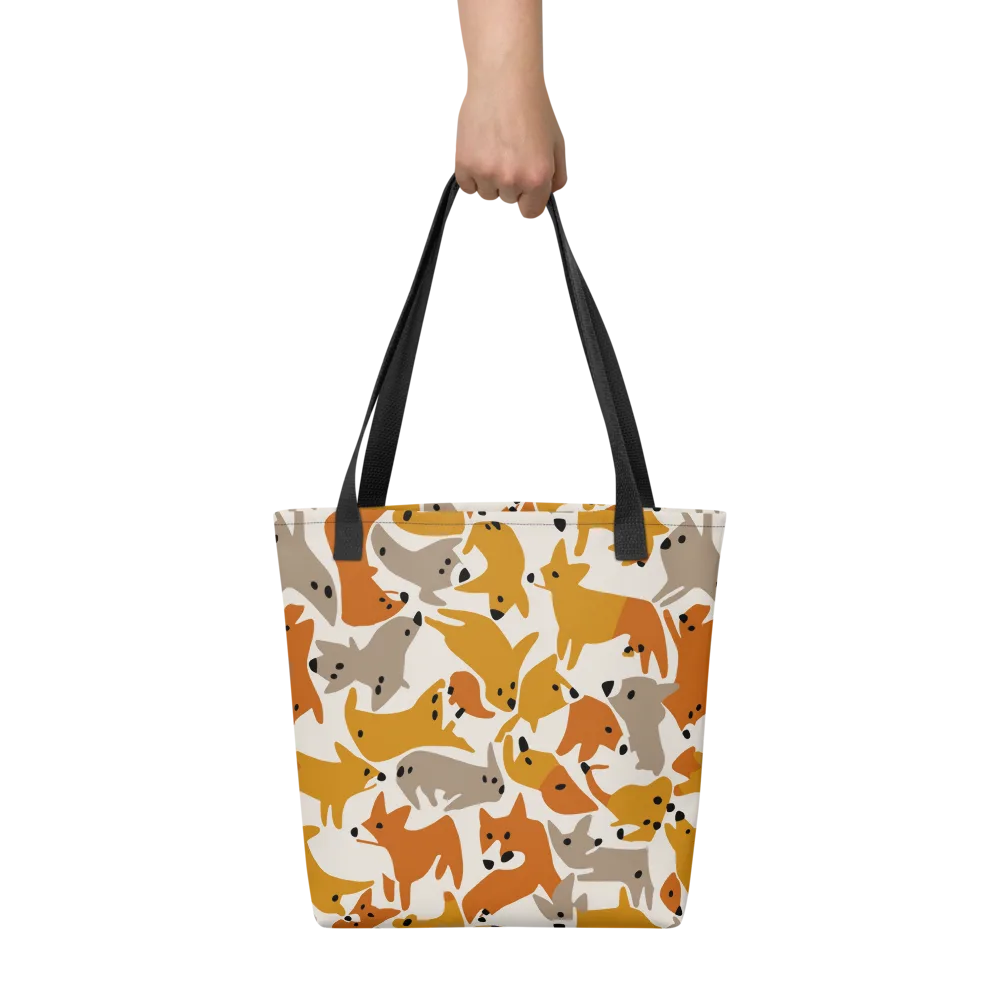 Autumn Fox Club on Tote Bag — Front