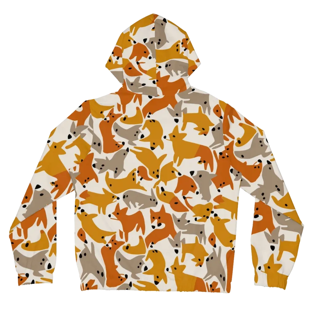Autumn Fox Club on Women's Full-Zip Hoodie — Back