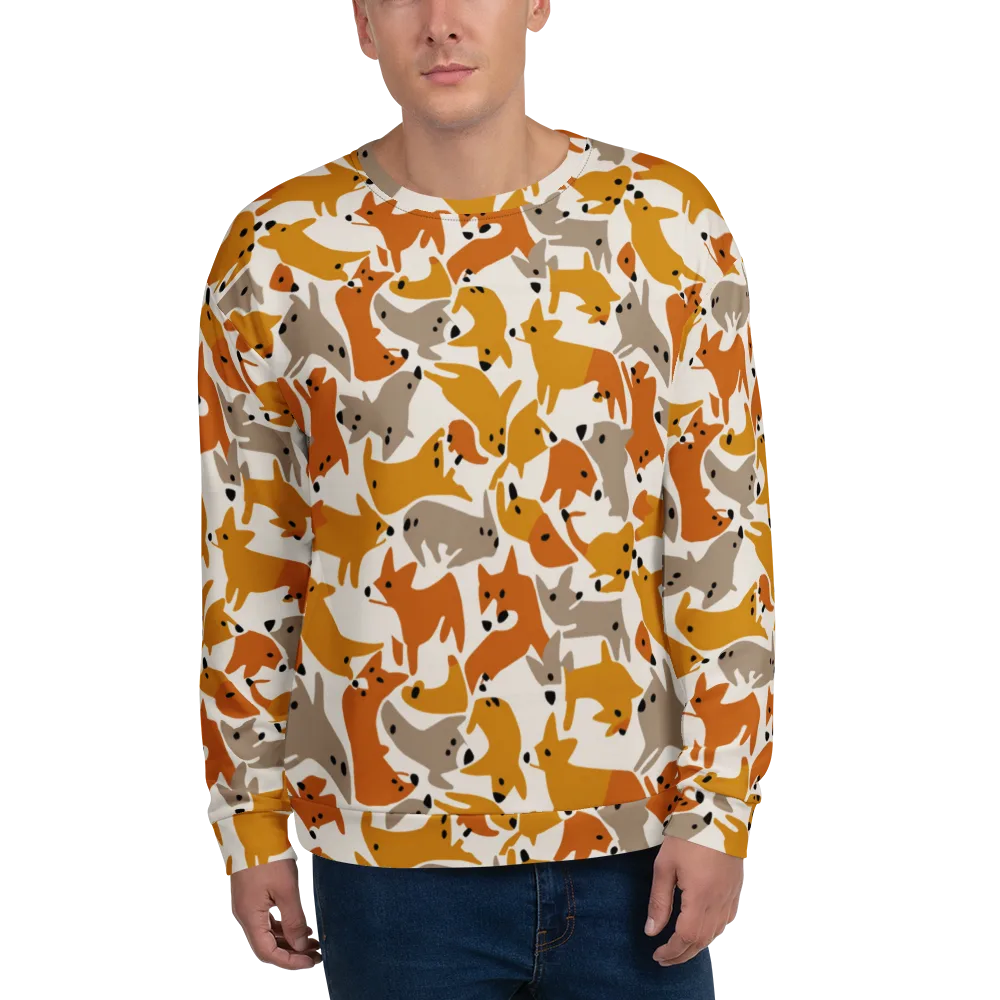 Autumn Fox Club on Sweatshirt — Front