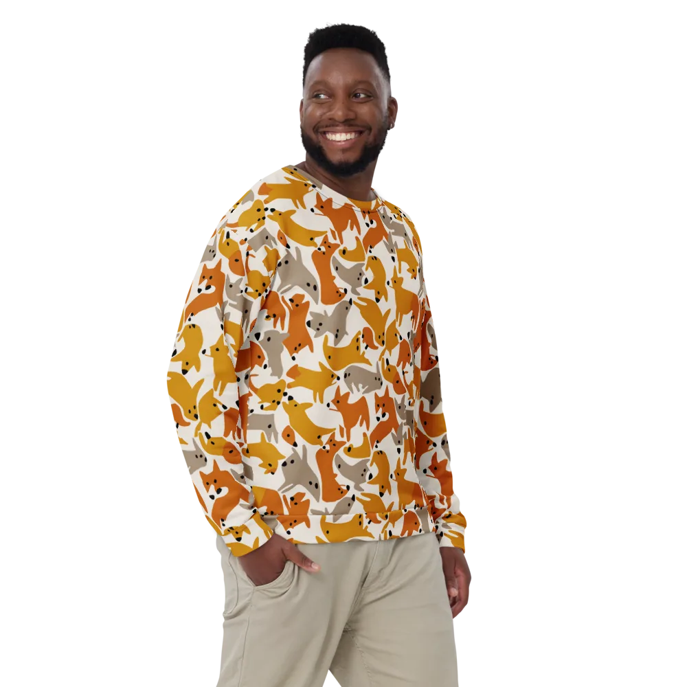 Autumn Fox Club on Sweatshirt — Front