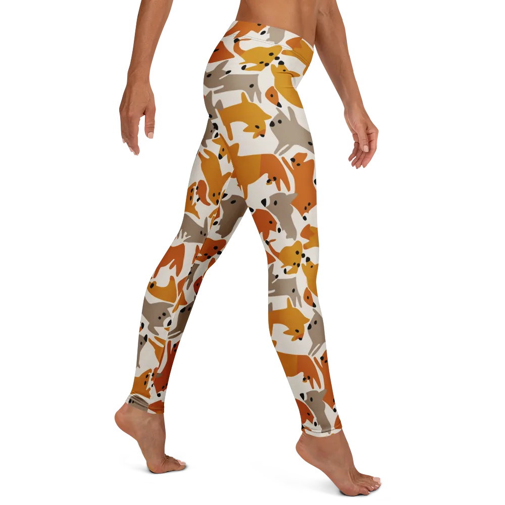 Autumn Fox Club on Leggings — Right