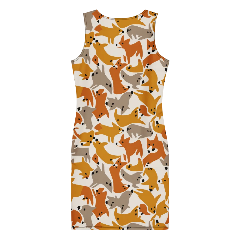 Autumn Fox Club on Bodycon Dress — Back