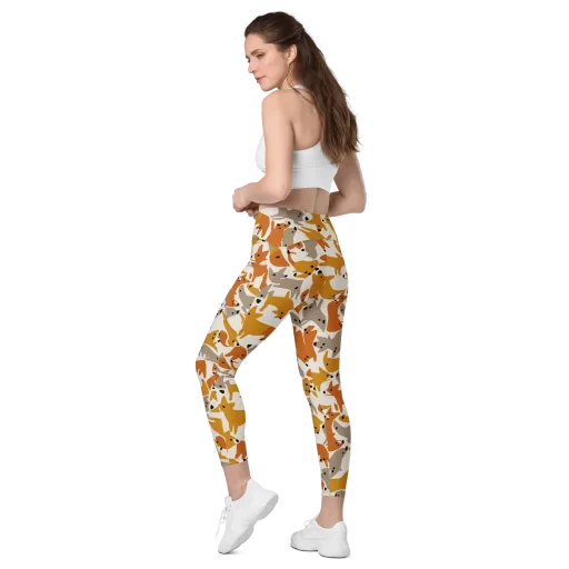 Autumn Fox Club on a Leggings with Pockets