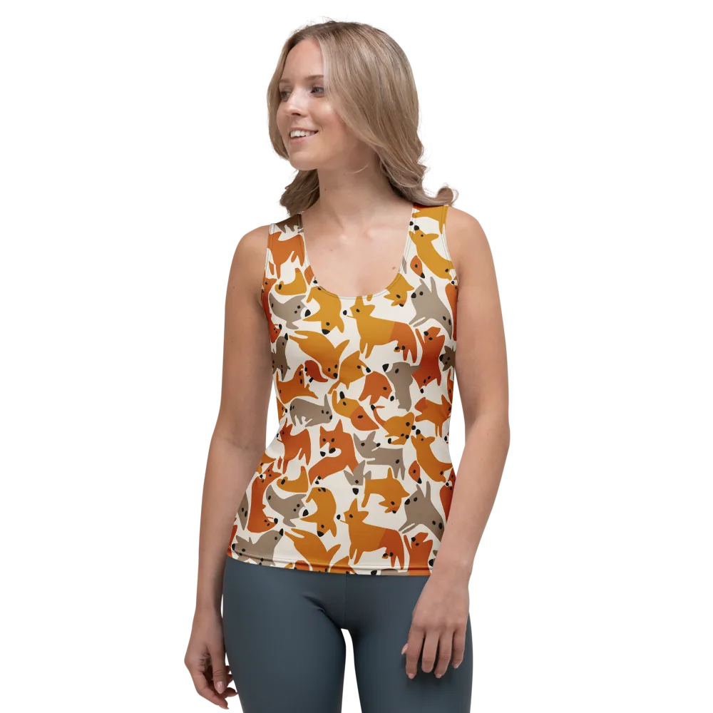 Autumn Fox Club on Women's Tank Top — Front