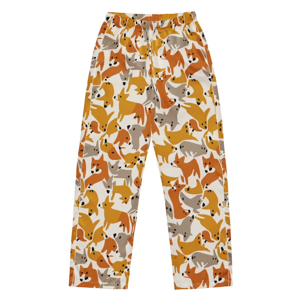 Autumn Fox Club on Women's Pajama Pants — Front