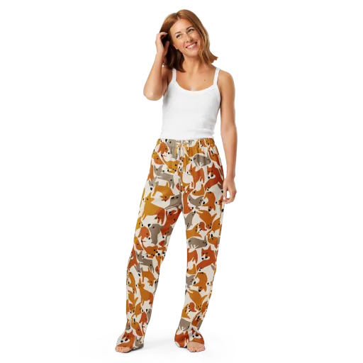 Autumn Fox Club on a Women's Pajama Pants