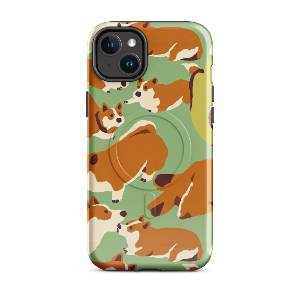 Corgi And Avo on MagSafe Tough Case for iPhone® — Front
