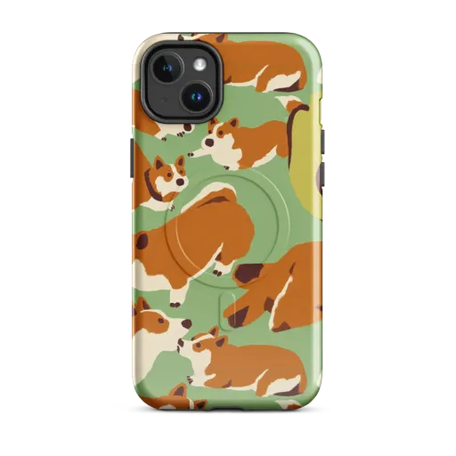 Corgi And Avo on a MagSafe Tough Case for iPhone®