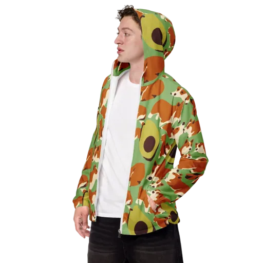 Corgi And Avo on a Men's Windbreaker