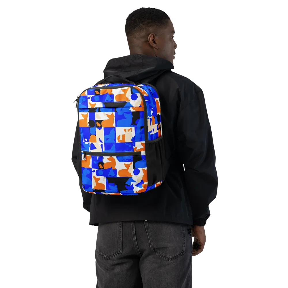 Blue Prowl on Utility Backpack — Back