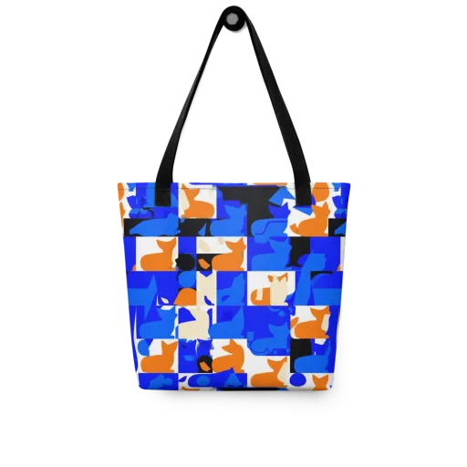 Blue Prowl on a Tote Bag