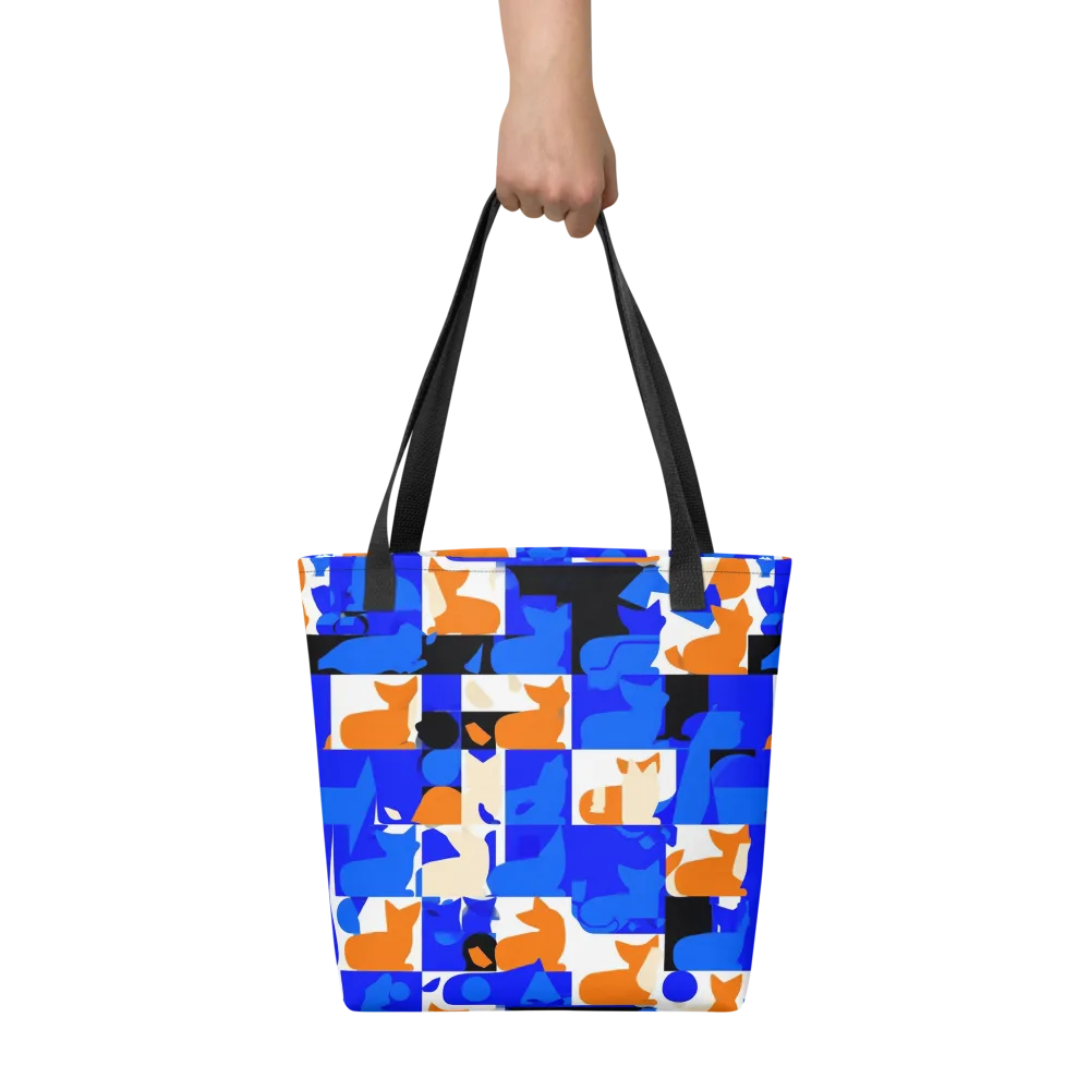Blue Prowl on Tote Bag — Front