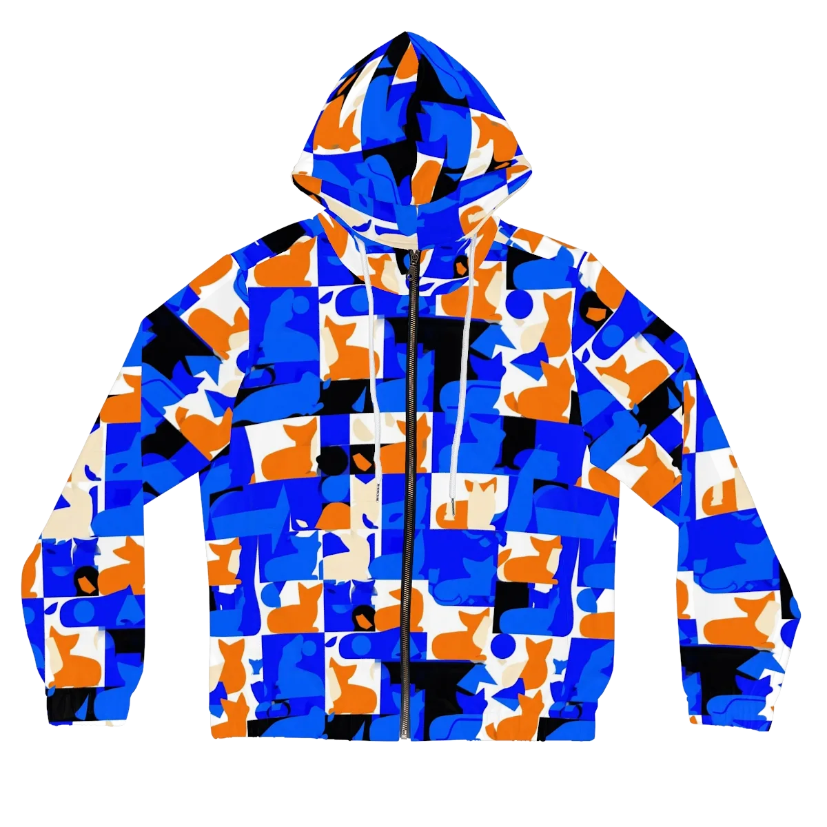 Blue Prowl on Women's Full-Zip Hoodie — Front
