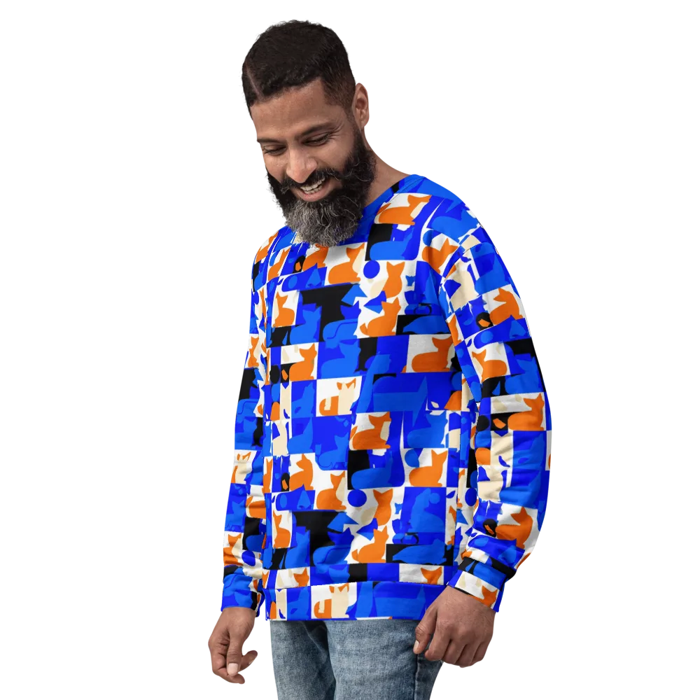 Blue Prowl on Sweatshirt — Left Front