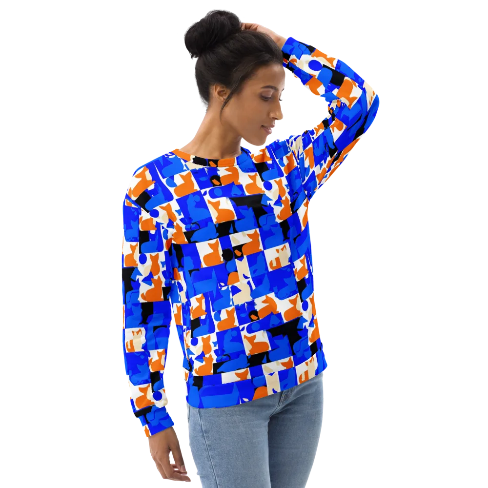Blue Prowl on Sweatshirt — Right Front