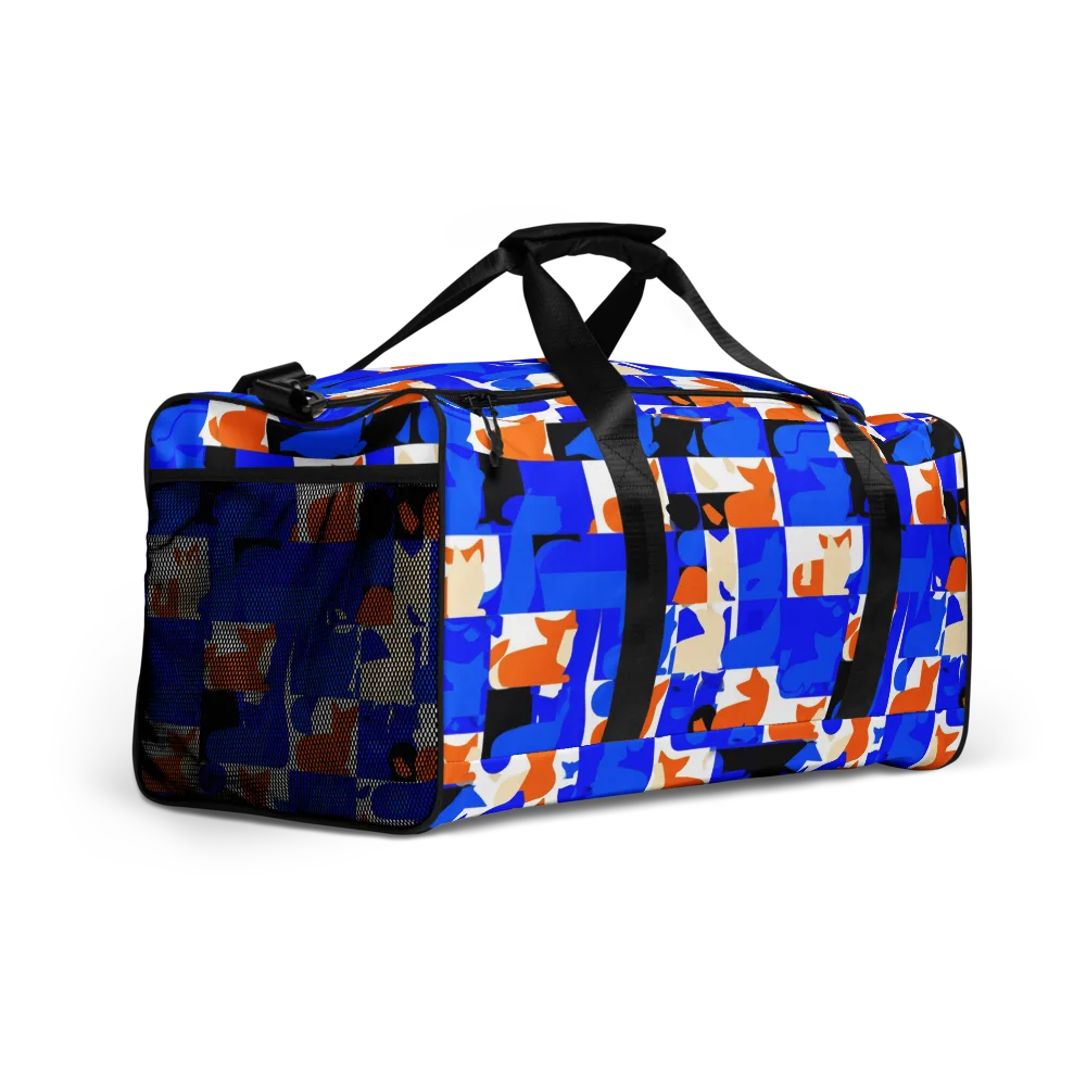 Blue Prowl on Duffle Bag — Right Front