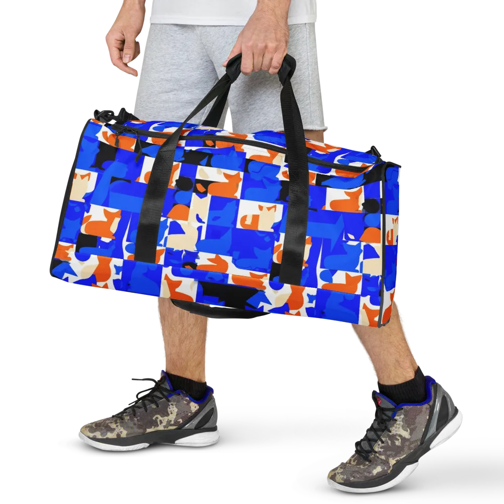 Blue Prowl on Duffle Bag — Front