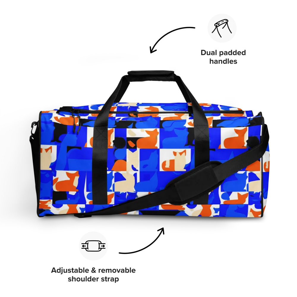 Blue Prowl on Duffle Bag — Front
