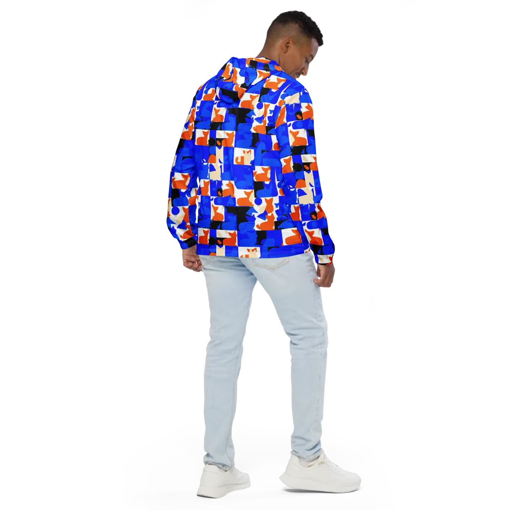 Blue Prowl on Men's Windbreaker — Back