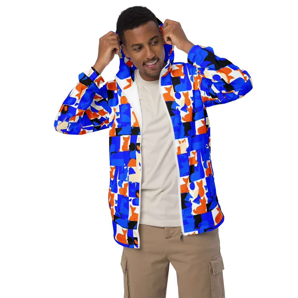 Blue Prowl on Men's Windbreaker — Front