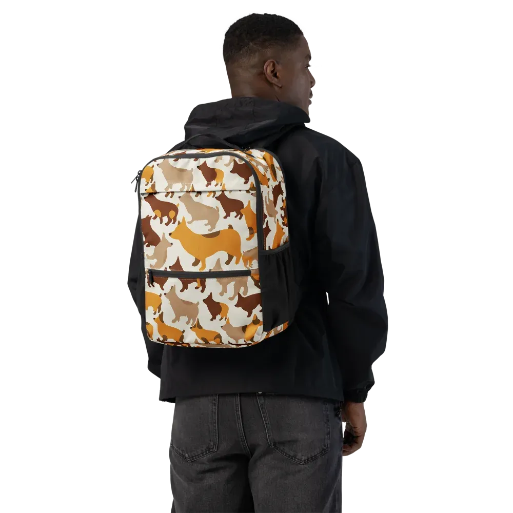 Russet Romp on Utility Backpack — Back