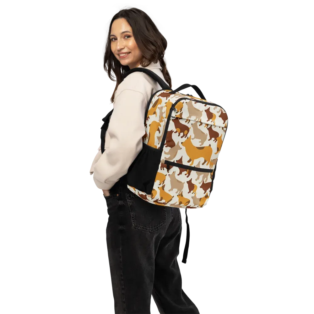 Russet Romp on Utility Backpack — Back