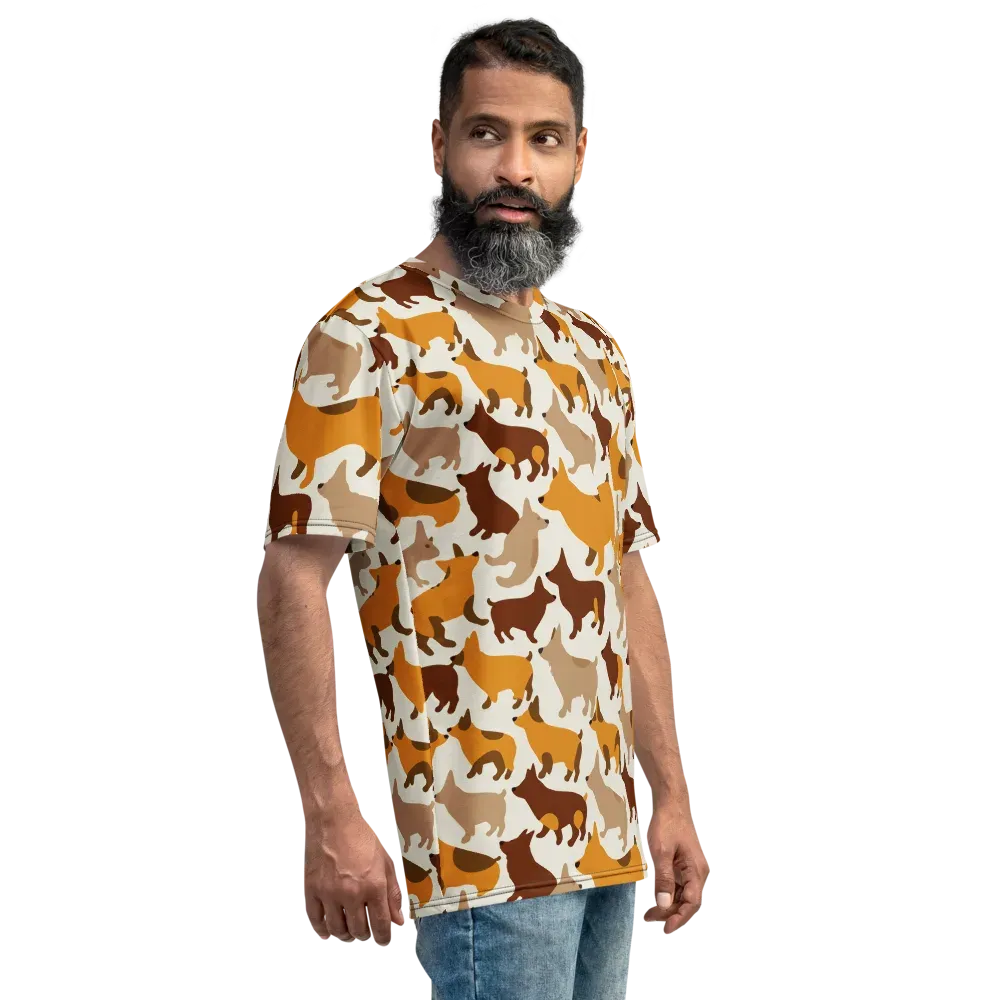 Russet Romp on Men's Crew Neck T-Shirt — Right