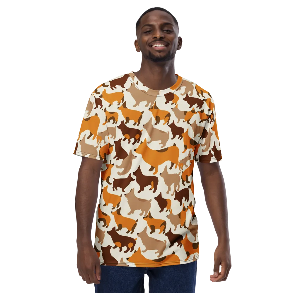 Russet Romp on Men's Crew Neck T-Shirt — Front