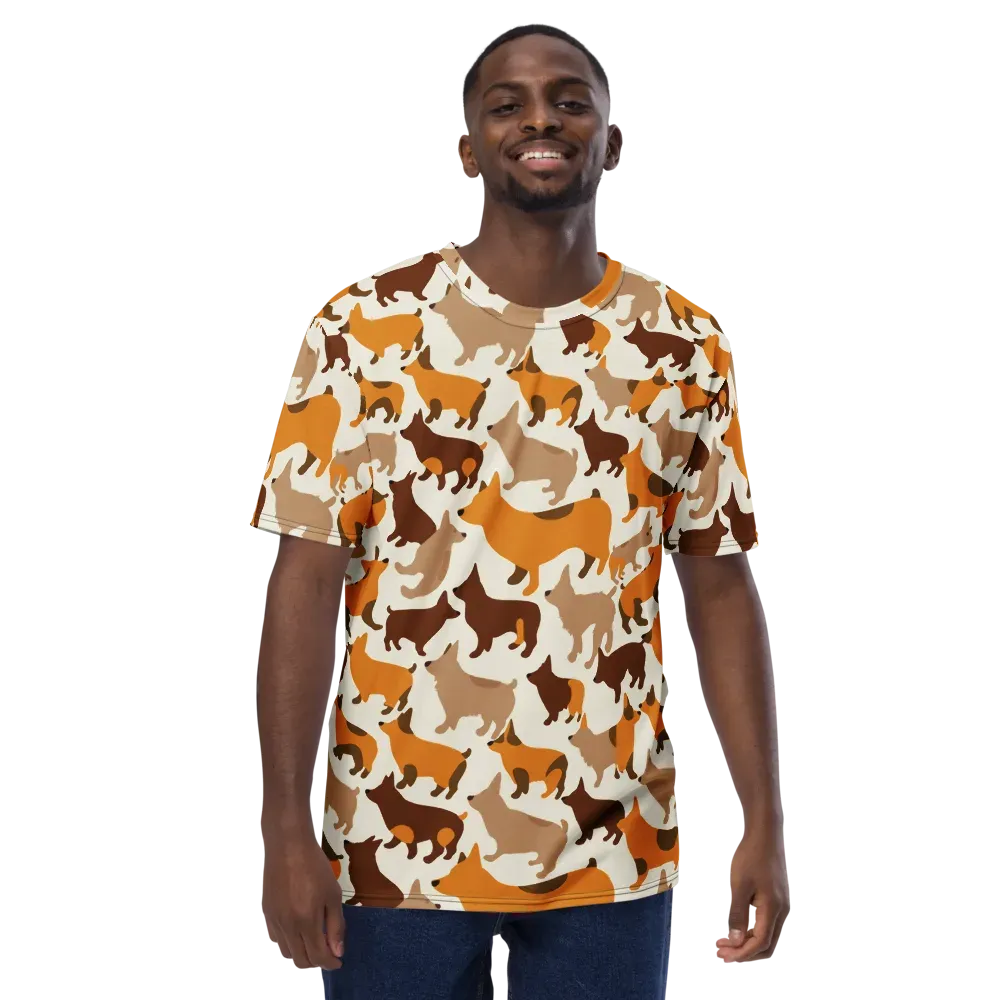 Russet Romp on Men's Crew Neck T-Shirt — Front