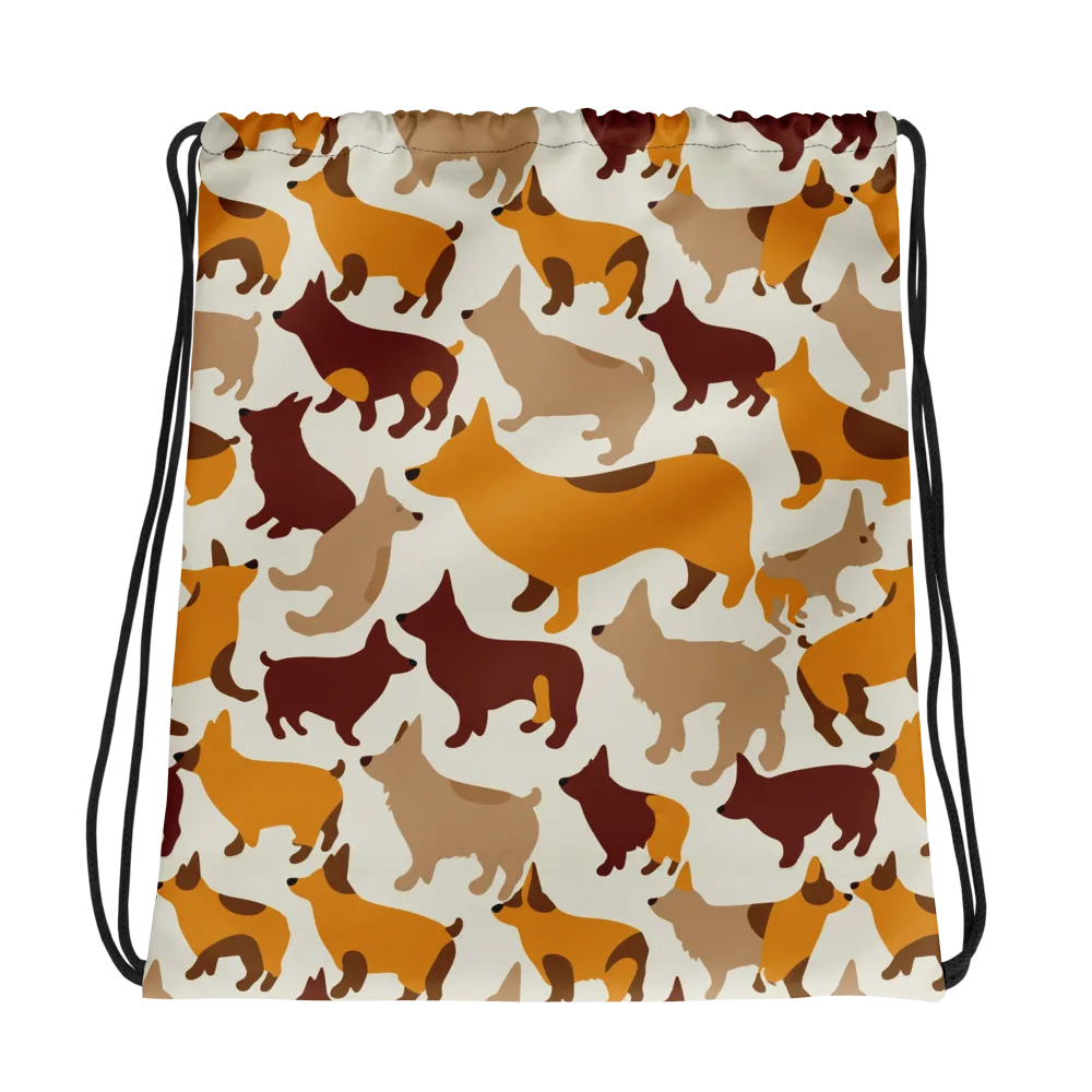 Russet Romp on Drawstring Bag — Photo