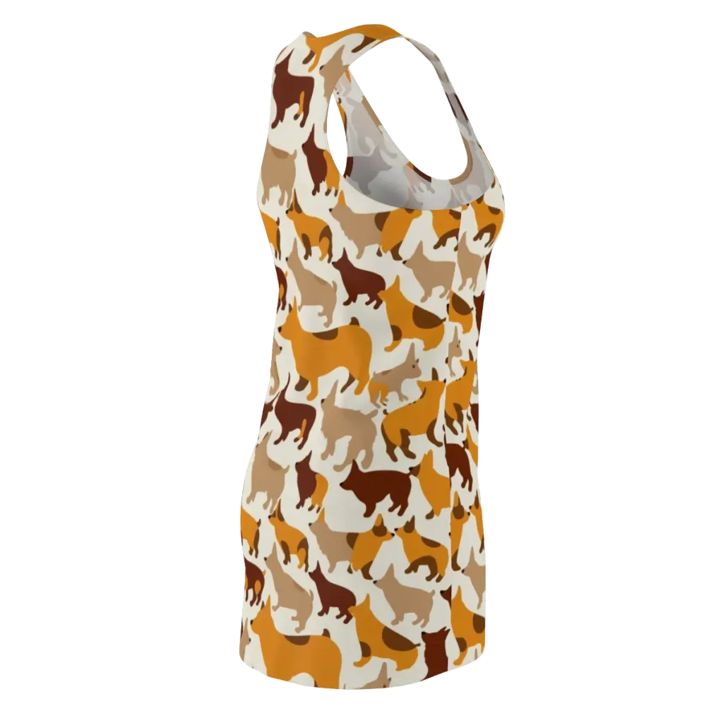 Russet Romp on Racerback Dress — Back Side