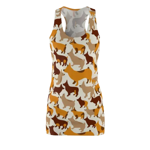 Russet Romp on a Racerback Dress