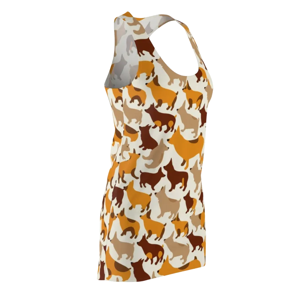 Russet Romp on Racerback Dress — Front Side